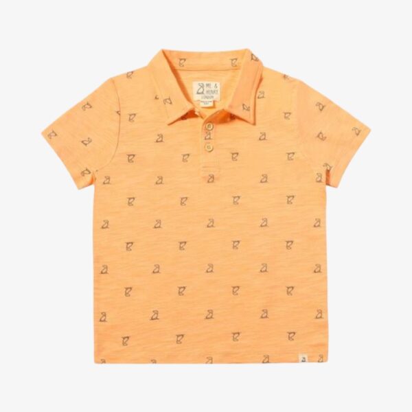 Camiseta Polo Mandarina