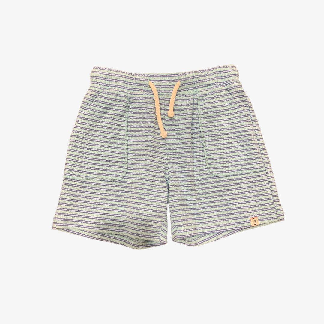 short pique a raya verde