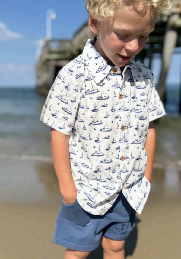 Camiseta Maui Navy Boats - Imagen 2